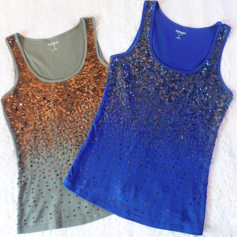Express Sequin Basic Tank Bundle (2)